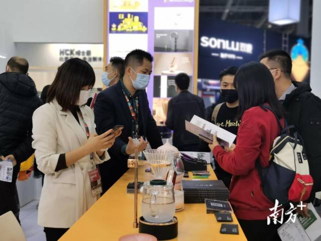 廣東工業(yè)設計城企業(yè)參加2021年AWE展會。受訪單位供圖