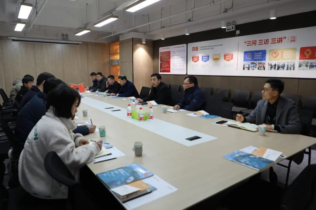 山陽區(qū)委常委、組織部長(zhǎng)柴英杰到訪中原工業(yè)設(shè)計(jì)城參觀指導(dǎo)