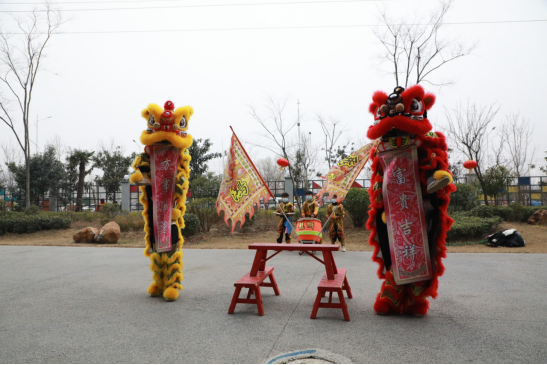 開工大吉 | 舞獅歡慶開門紅，中原工業(yè)設(shè)計(jì)城虎年再出發(fā)!