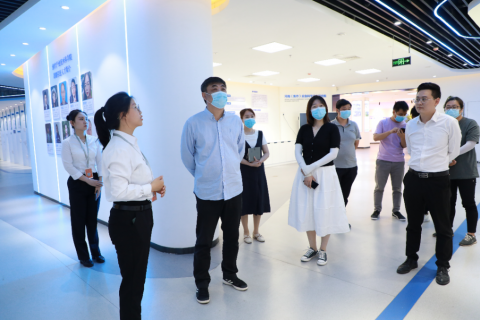 焦作市科協(xié)副主席李峰一行，蒞臨設計城開展省科普教育基地調(diào)研工作